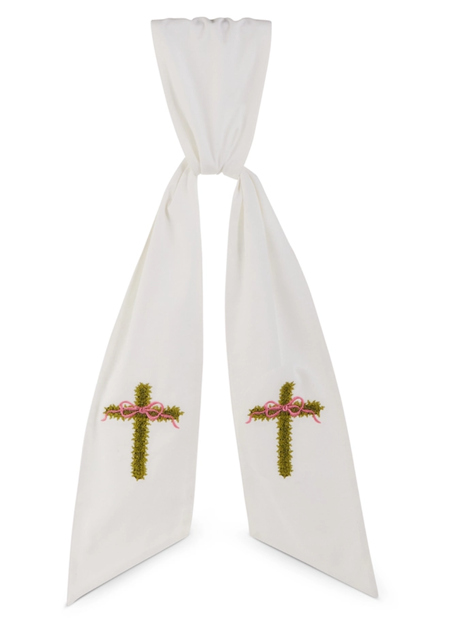 60" Easter Cross Wreath Sash