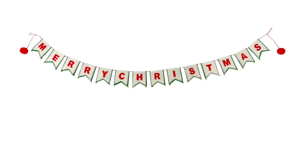 Merry Christmas Jingle Bell Banner