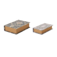 s/2 Linen Book Boxes
