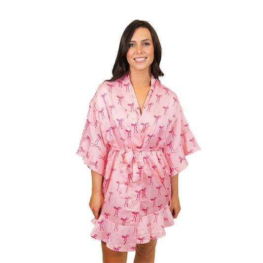 Tied with a Bow Robe- XL/2XL