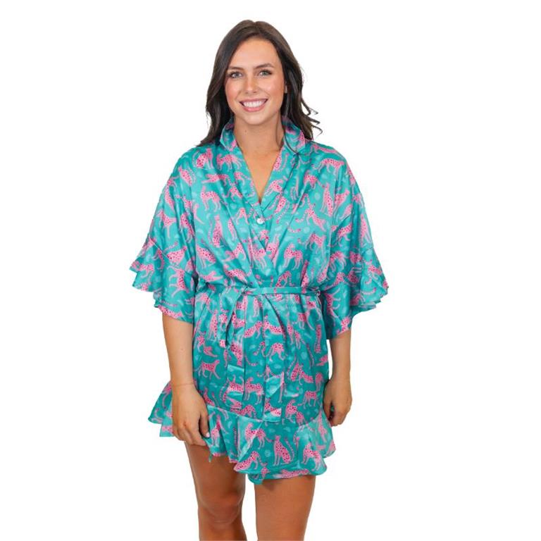 See Ya, Cheetah Robe- XL/2XL
