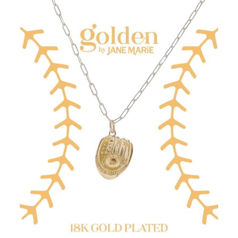Gold Glove Necklace