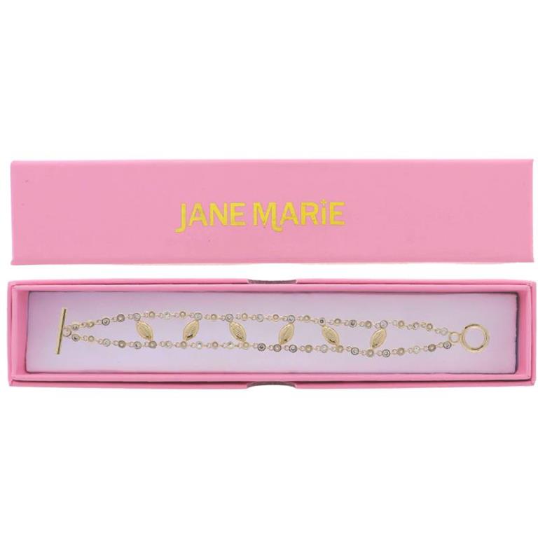 Gold Football Bracelet