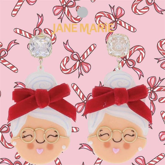Mrs. Claus Earrings