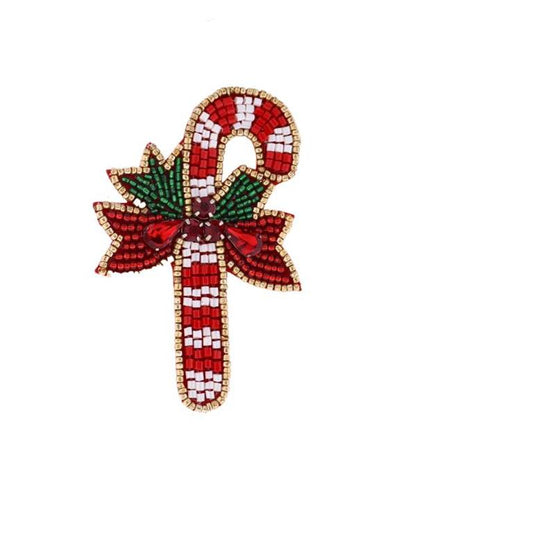 Candy Cane Brooch