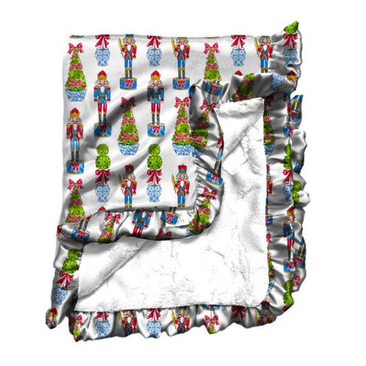Festive Nutcracker Blanket