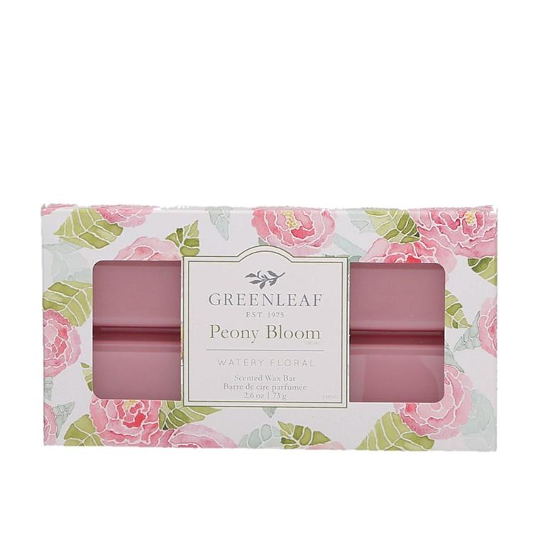 6pk Greenleaf Wax Bar - Peony