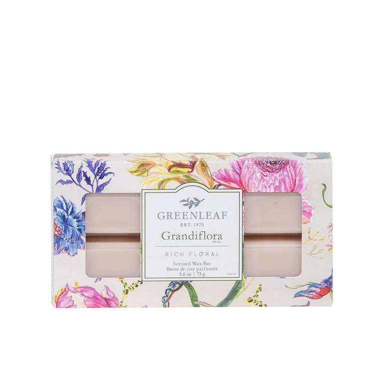 6pk Greenleaf Wax Bar - Grandiflora