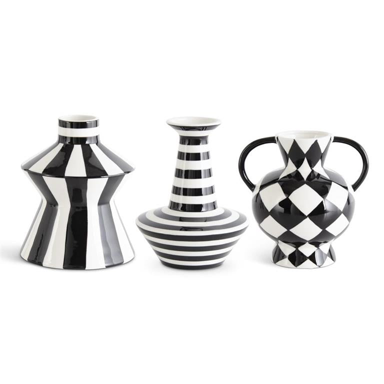Black & White Ceramic Vase