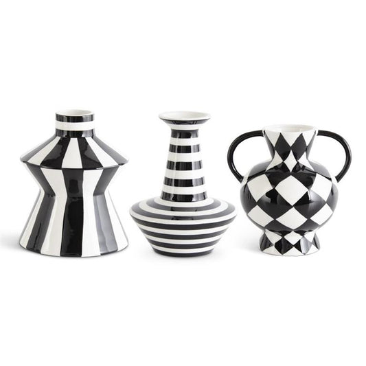 Black & White Ceramic Vase