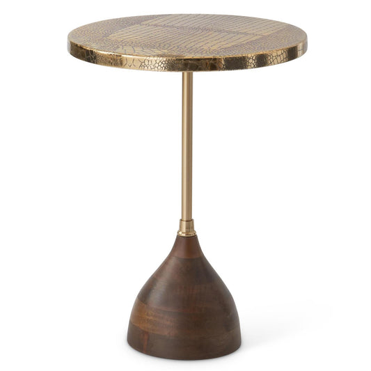 Alligator Skin Embossed Drink Table