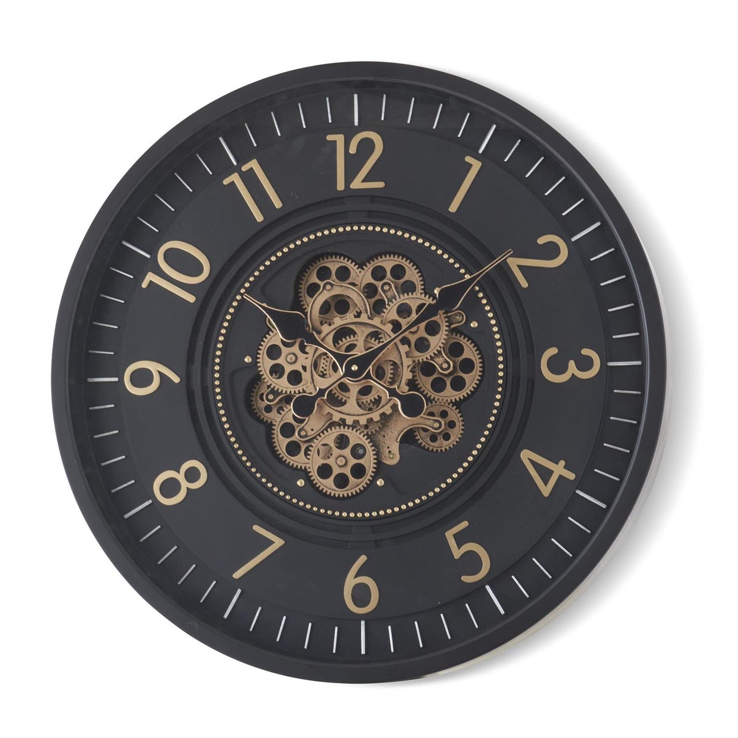 Black Gear Clock