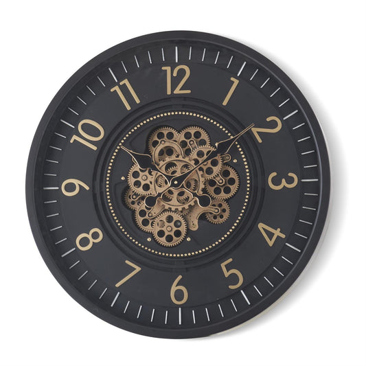 Black Gear Clock