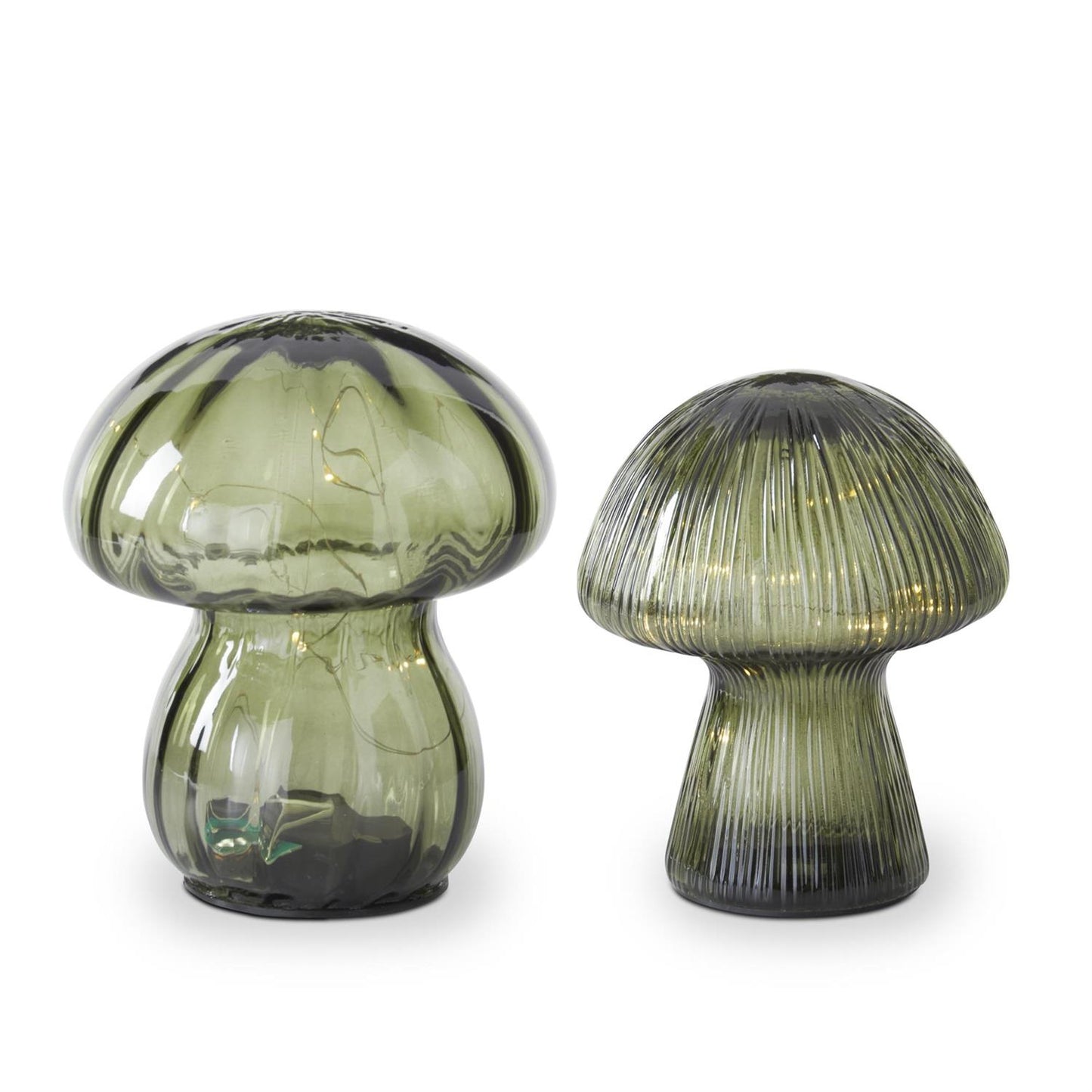 Green Glass Mushroom