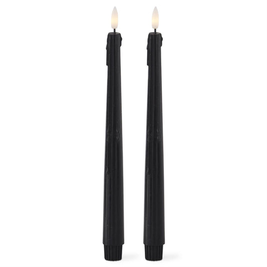 s/2 Black LED Drip Candles