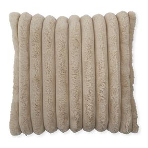 Tan Faux Fur Pillow