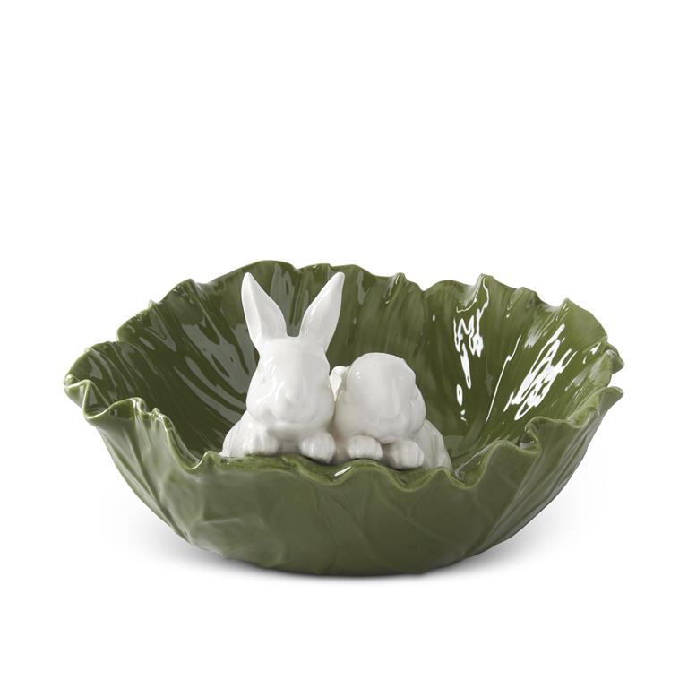 Cabbage Bowl w/Rabbit
