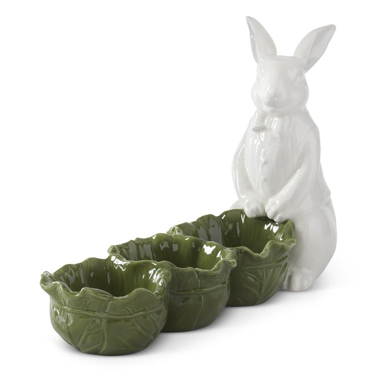 Divided Bowls w/ Bunny