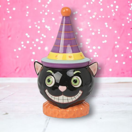 Cat Candy Jar w/ Lid
