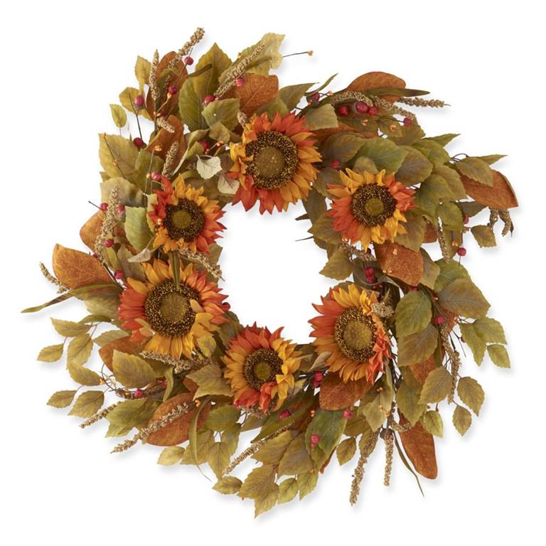 Sunflower Wreath
