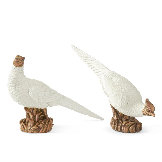 Cream & Copper Head Pheasants s/2