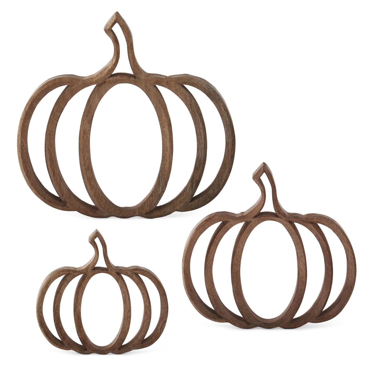 Wood Cutout Pumpkin