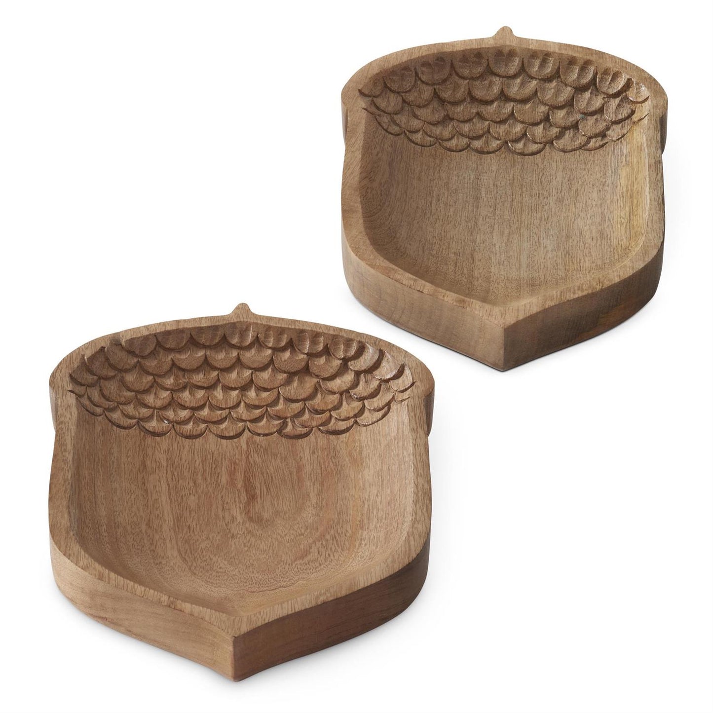 Wood Acorn Tray