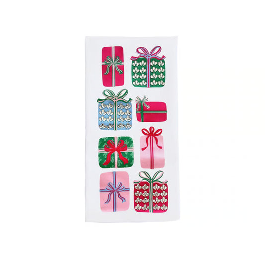 Tea Towel Wrapped In Cheer