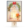 Poinsettia Window Night Light