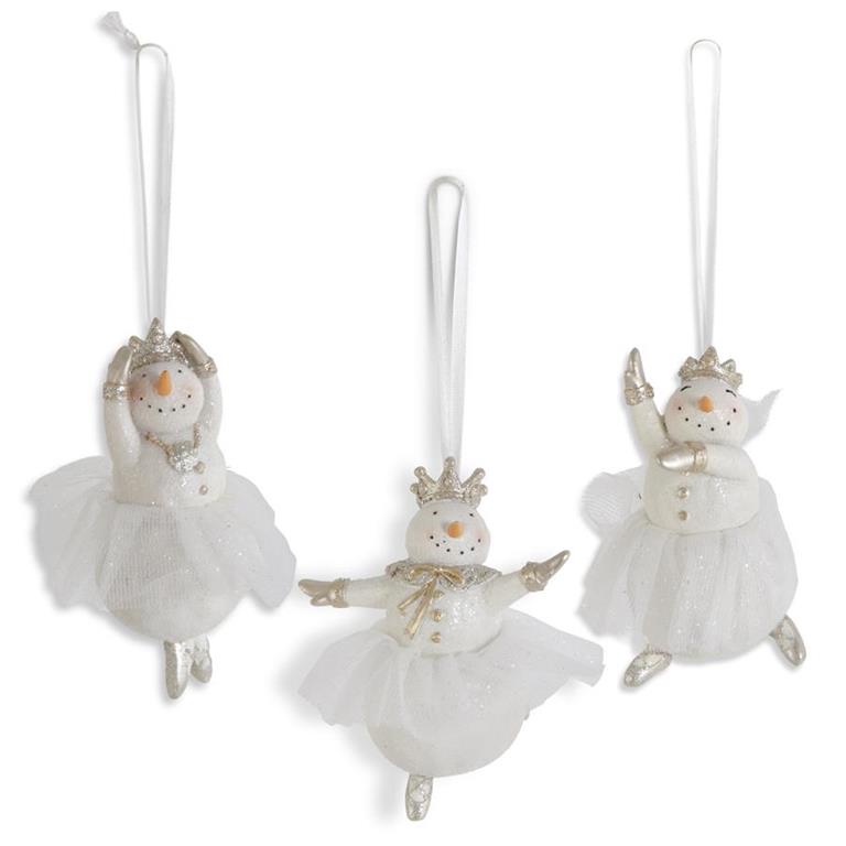 Snow Lady Ballerina Ornament