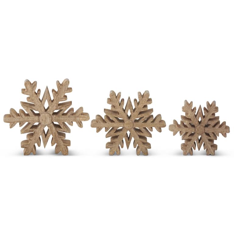 Mango Wood Snowflake