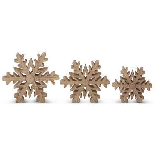 Mango Wood Snowflake