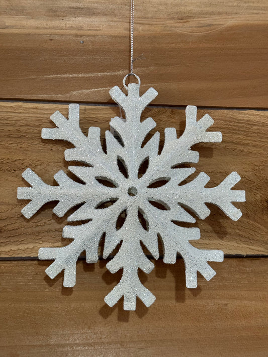 Lg. Snowflake Ornament 8"