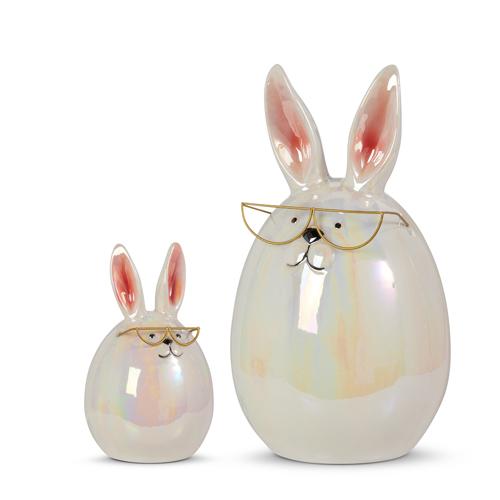 Large Iridescent Bunny w/ Glasses