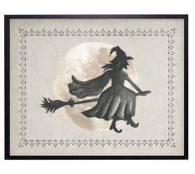 Watercolor Witch Framed Print