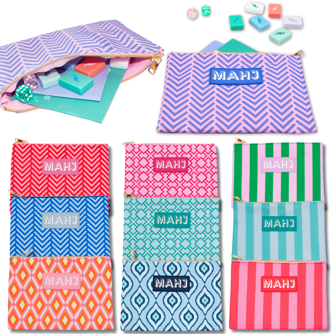 Premium Mahjong Card & Accessory Bag