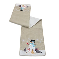 Snowman w/Cardinal Runner 70x15