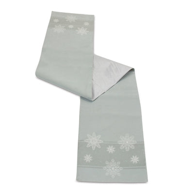 Gray Snowflake Runner 72x13