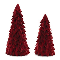 Burgundy Velvet Ribbon Tree (small)