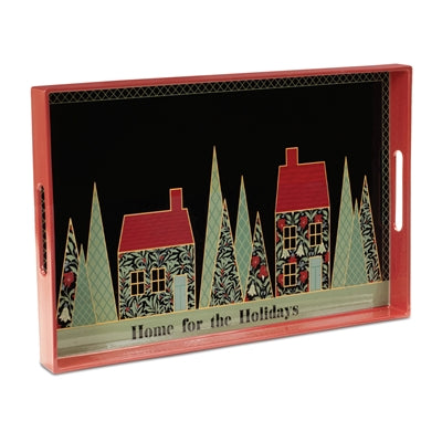 Home for the holidays tray 18x12