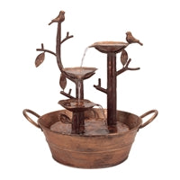 Fountain w/ Birds