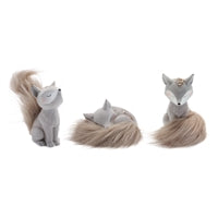 Resin Fox w/ Fluffy Tail