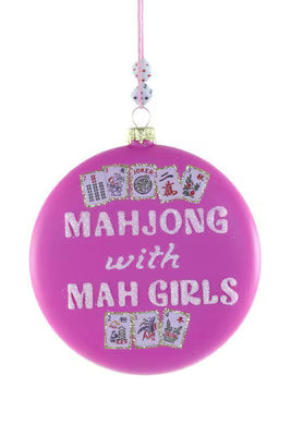 Mahjong Mah Girls Ornament