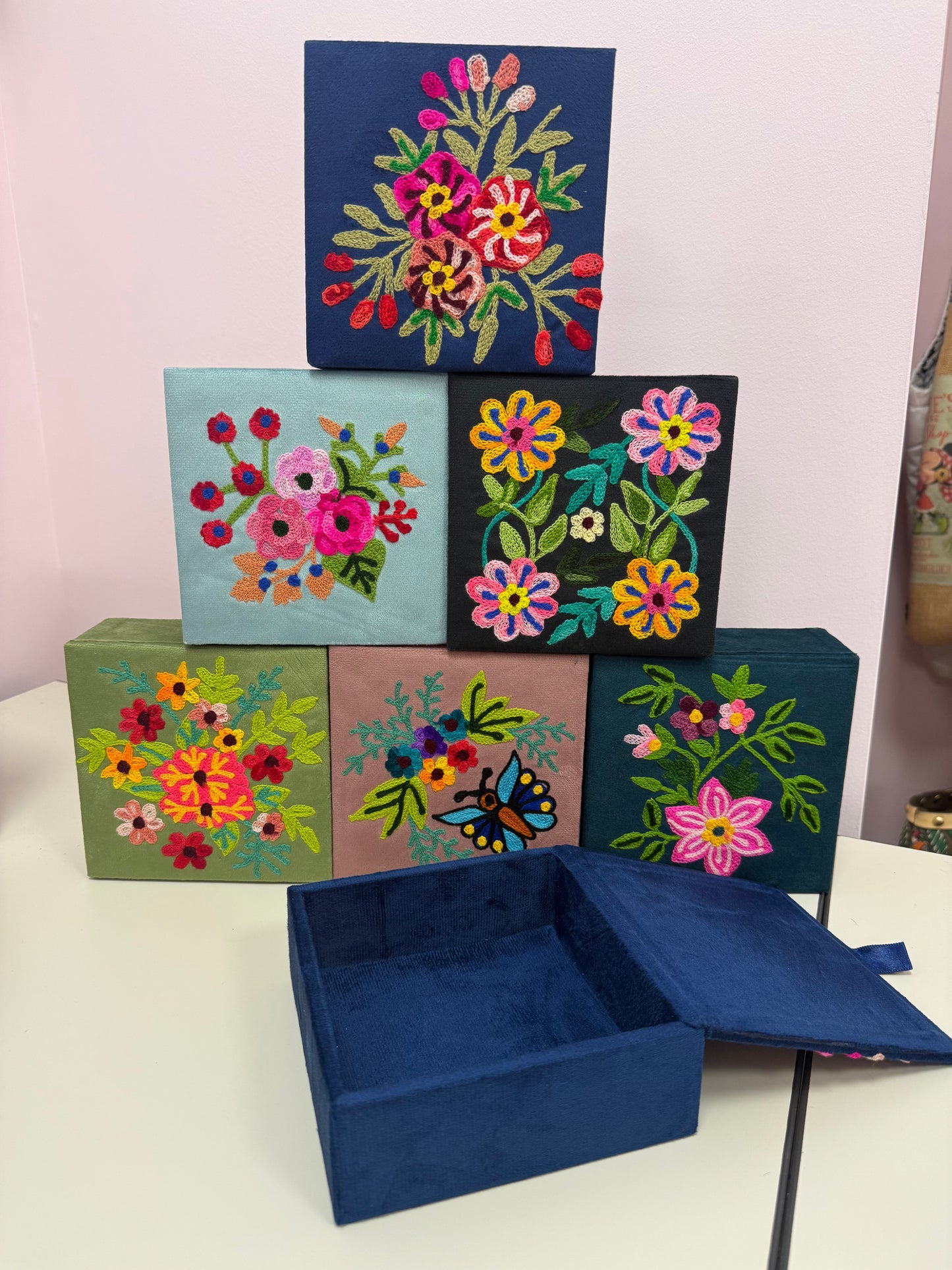 Velvet Jewelry Box