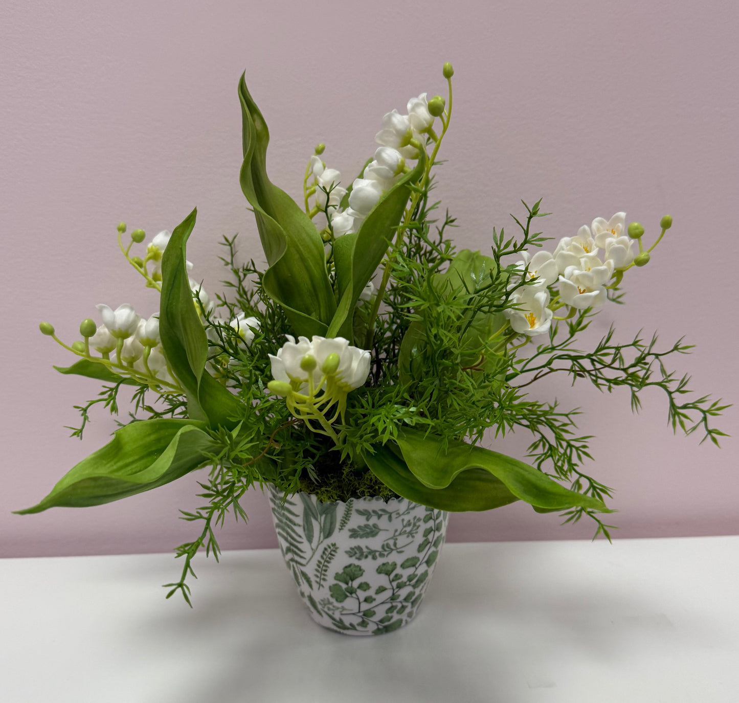 Fern Pot w/Florals