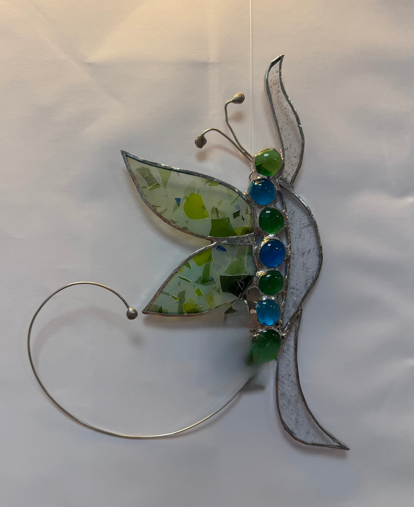 Green Wing Butterfly Spinner