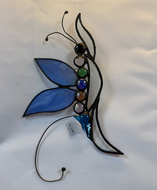 Blue Wing Butterfly Spinner