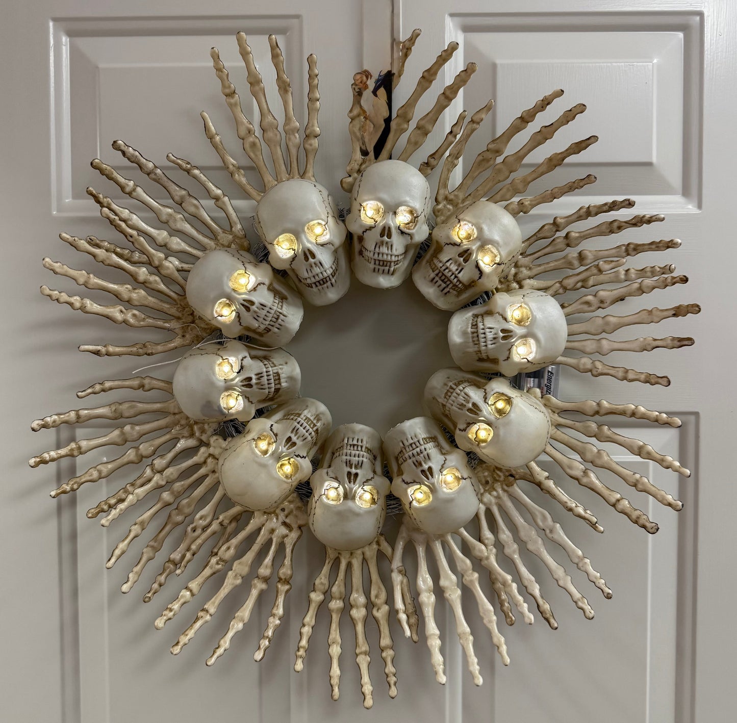 Bones LED Wreath