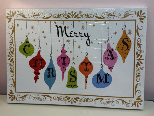 Merry Christmas Wall Decor
