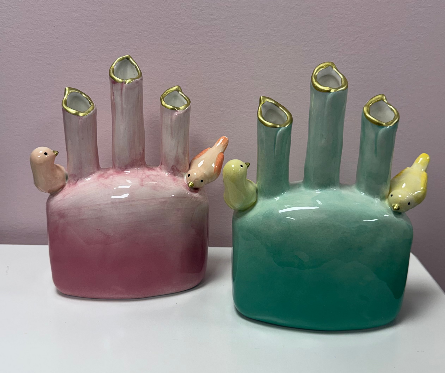 Bird Tulip Vase